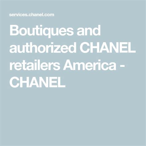 what is chanel boutique label|Chanel authorized retailers.